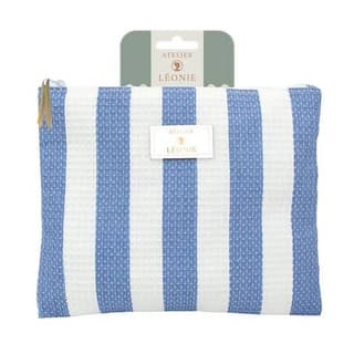 French Tendance Pochette toilette rayé, 1 pièce