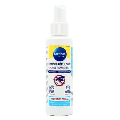 Steripan Lotion répulsive insectes zones tempérées, 100ml