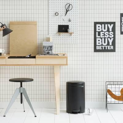 8710755113741 - Brabantia - Poubelle à pédale Newicon Noir