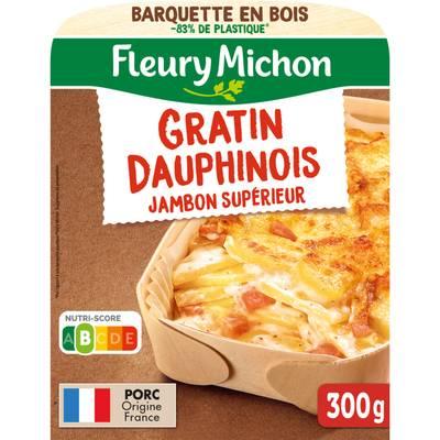 3302740047541 - Fleury Michon - Le Gratin Dauphinois au Jambon Supérieur