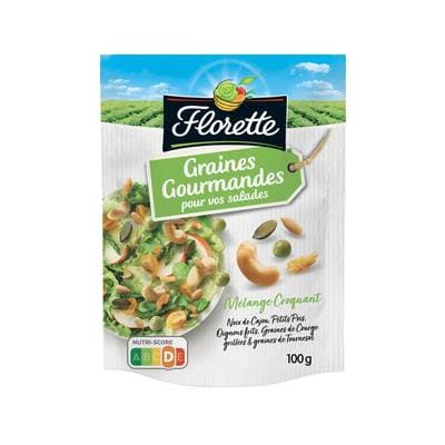 Florette Graines Gourmandes Mélange Croquant, 100g