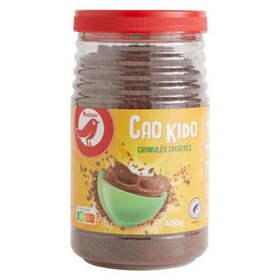 Auchan Cao Kido chocolat instantané en granulés, 400g