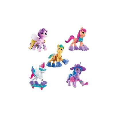 5010993836642 - My Little Pony - Hasbro - Figurine de poney 7,5 cm avec surprises et bracelet Aventure de cristal - My Little Pony