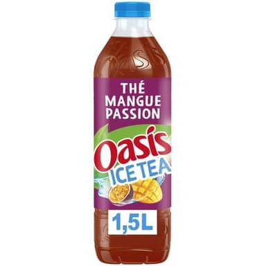 Oasis Thé glacé saveur mangue passion, 1,5L