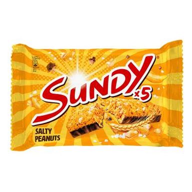 Sundy Barres chocolat cacahuète, 36g x 5 Barres