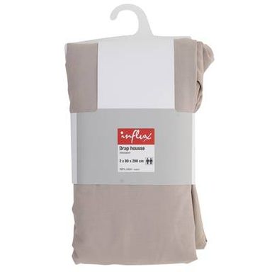 Influx Drap housse 2x80x200, 2 x 80 x 200 cm