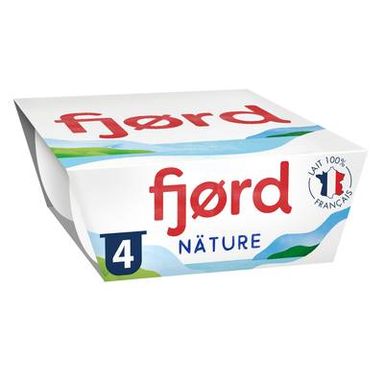 Fjord Yaourt nature crémeux, 4x125g