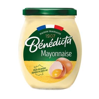 Bénédicta Mayonnaise nature en bocal, 255g