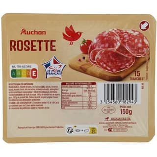 Auchan Rosette, 15 tranches - 150g