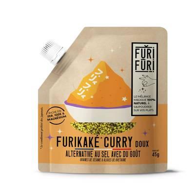 3770024769043 - Furifuri - Furikaké Curry Doux - Alternative au Sel - Condiment Graines de Sésame et Algues