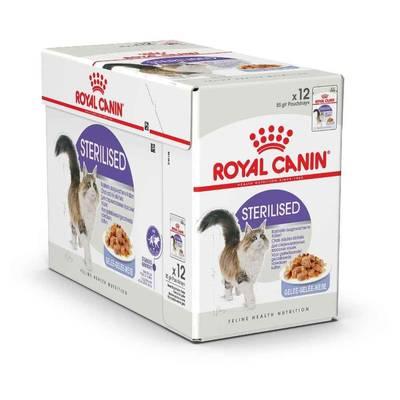 9003579311844 - Royal Canin - Sachets en Gelée Sterilised Maintien Poids de Forme pour Chat Adulte Stérilisé