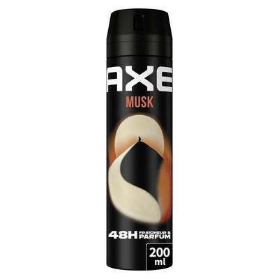 Axe Déodorant spray Homme Musk Fraîcheur, 200ml