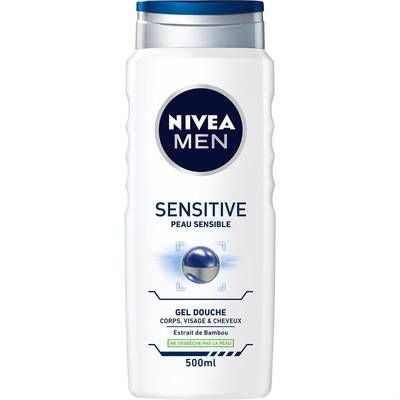 Nivea Men Gel douche 3en1 sensitive, 500ml