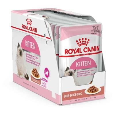 9003579308745 - Royal Canin - Sachets en Sauce Kitten Soutien Système Immunitaire pour Chaton