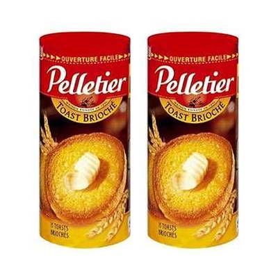 Pelletier Toasts Briochés, Lot de 2x150g