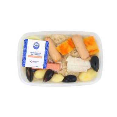 Les Entrées De La Mer Choucroute de la Mer et Sauce Beurre Blanc, Barquette de 670g