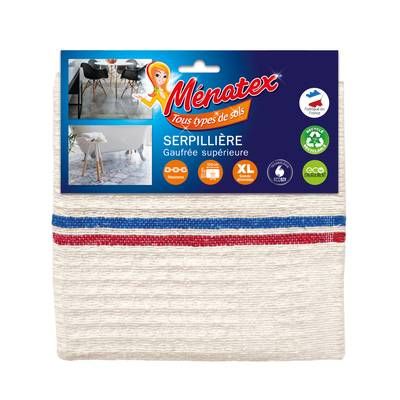 Ménatex Serpillière gaufrée supérieure, 60x100 cm