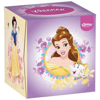Kleenex Boîte de mouchoirs cubique Disney 3 épaisseurs, 48 mouchoirs
