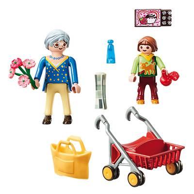 4008789701947 - PLAYMOBIL® City Life - Petite fille et grand-mère