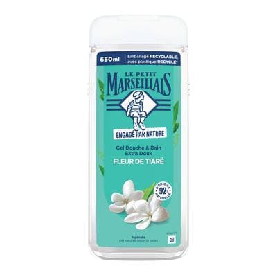Le Petit Marseillais Gel douche et bain Fleur de Tiaré, 650ml