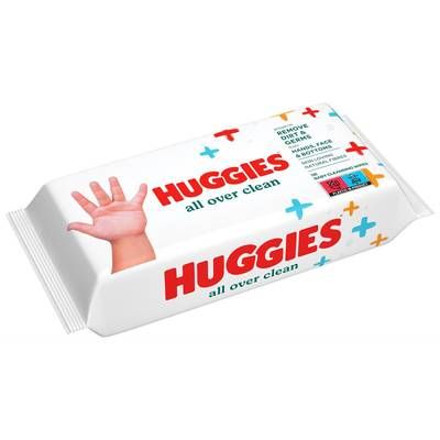 Huggies Lingettes Everyday, Lot de 2x56 lingettes