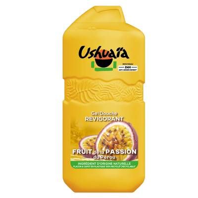 Ushuaïa Gel Douche Revigorant Fruit de la Passion, 280ml
