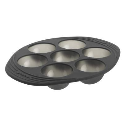 3485990437147 - Mastrad - Moule silicone 7 demi-sphères Gris fumé