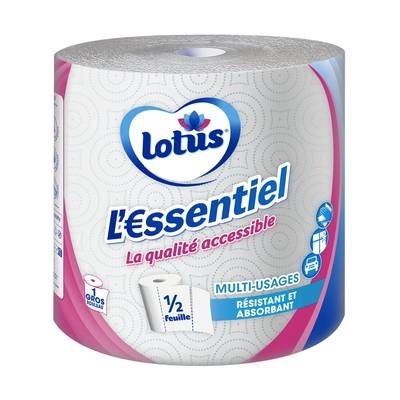 Lotus Essuie Tout l'Essentiel Blanc, 1 essuis-tout