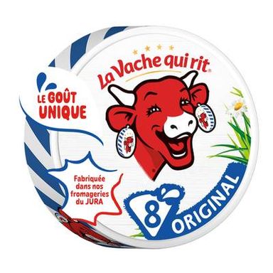 La vache qui rit Fromage Fondu, 128g, 8 Fromages