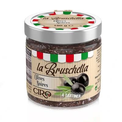 Ciro Tapenade d'Olive Noires sans Gluten, 180g