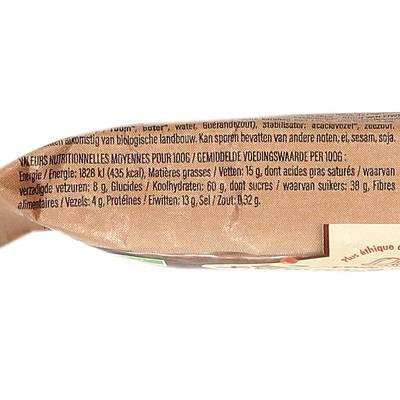 3289194000349 - Mamie Bio - Barre bio caramel et céréales chocolat au lait