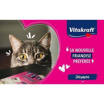 7610376164249 - Vitakraft Liquid - Snack Poulet et Dinde - Friandise pour Chat