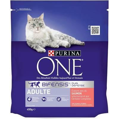 5000161019649 - Purina - One - Croquettes Saumon pour Chat Adulte