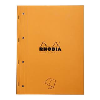 Rhodia Bloc-Notes 22,3 x 29,7 cm grands carreaux Côté Side, 160 pages