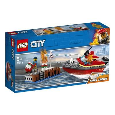 5702016369250 - LEGO® City - 60213- L'incendie sur le quai