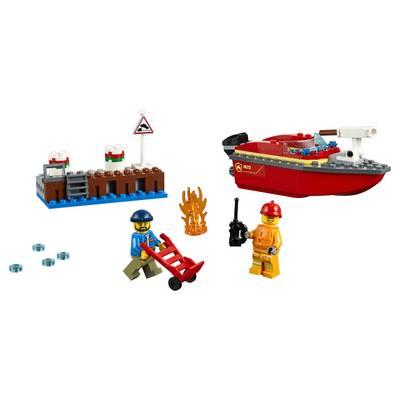 5702016369250 - LEGO® City - 60213- L'incendie sur le quai