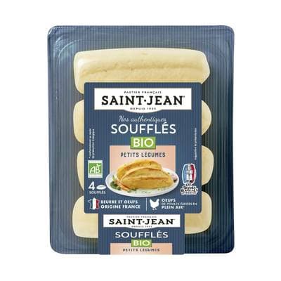 Saint Jean Soufflés de légumes bio, 4 pièces - 320g