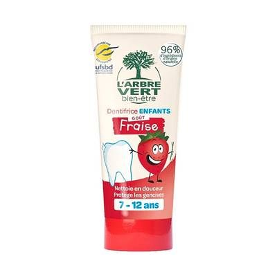 L'Arbre Vert Bien-Etre Dentifrice Enfant 7-12 ans Fraise, 50ml
