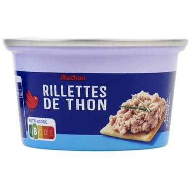 Auchan Rillettes de Thon, 125g