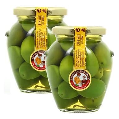 Dilillo Olives vertes bella di Cerignola, Lot de 2x290g