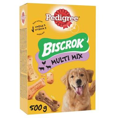 Pedigree Biscuits Biscrok 3 variétés - Friandises Récompense pour Chien, 500g