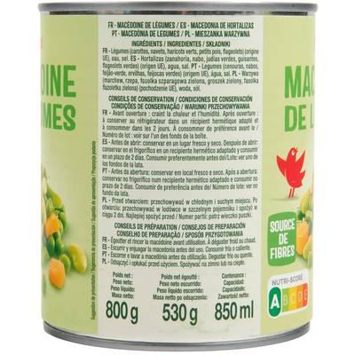 3596710479863 - Auchan - Macédoine de légumes