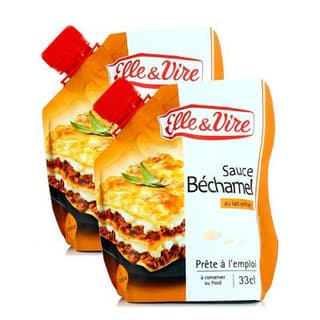 Elle&Vire Sauce Béchamel au lait entier, Lot de 2x33cl
