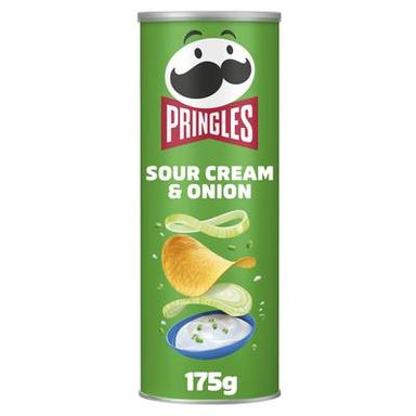 Pringles Chips tuiles crème et oignon, 175g