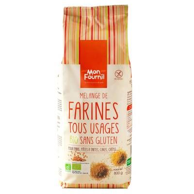 Mon Fournil Farine tous usages Sans Gluten Bio, 800g