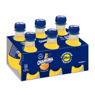 Orangina Boisson gazeuse à l'orange, 6x25cl