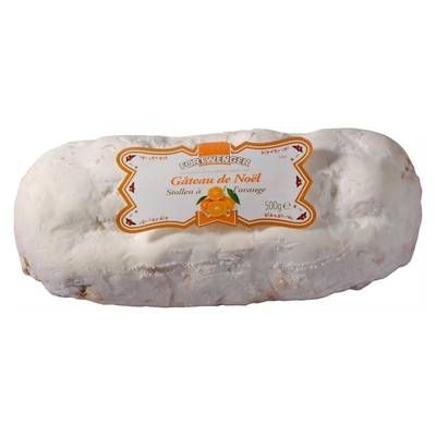 FORTWENGER Stollen à l'Orange et Pate d'amande, 500g