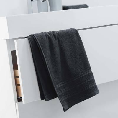 3574388004655 - Douceur D Interieur - Serviette de toilette VITAMINE NOIR