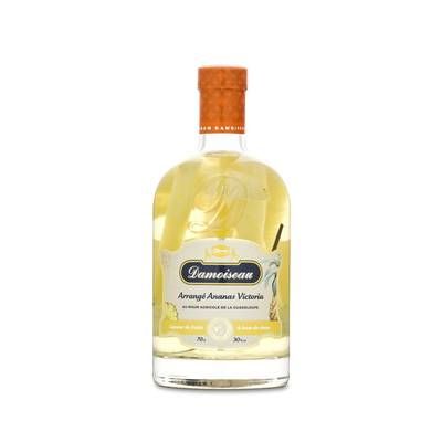 Damoiseau Rhum arrangé ananas vanille 30%, 70cl