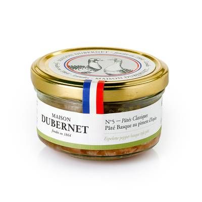 Maison Dubernet Pâté Basque au piment d'Espelette, 125g